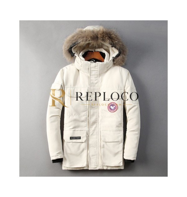 ✨Canada goose 2019 Mens Patch Logo Casual Padding Parka - 캐나다구스 2019 남성 패치 로고 캐쥬얼 패딩파카 Can0152x.Size(m - 3xl).아이보리