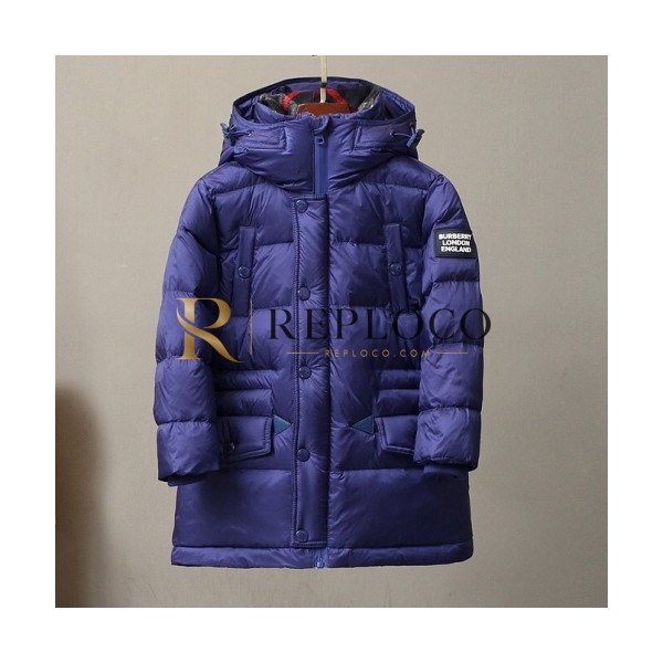 ✨[버버리]Burberry 2020 Kids Casual Duck Down Padding - 버버리 2020 키즈 캐쥬얼 덕다운 패딩 Bur03290x.Size(110 - 150).블루