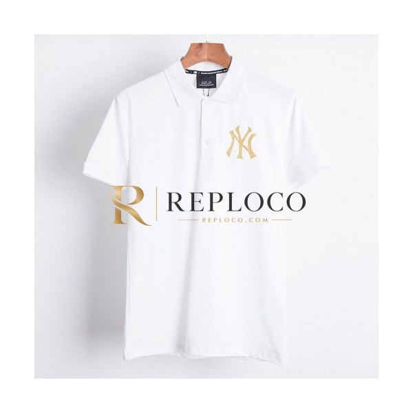 ✨[매장판]Gucci 2019 Mens Logo Cotton Polo Short Sleeved Tshirts - 구찌 2019 남성 로고 폴로 코튼 반팔티 Guc01930x.Size(m - 3xl).화이트