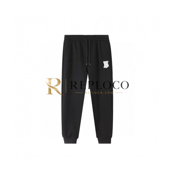 ✨Burberry Mens Logo Casual Training Pants Black - 버버리 2021 남성 로고 캐쥬얼 트레이닝 팬츠 Bur04177x.Size(m - 2xl) 블랙