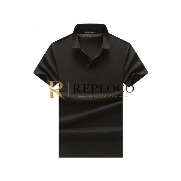 ✨[알마니]Armani 2020 Mens Logo Silket Short Sleeved Polo Tshirts - 알마니 2020 남성 로고 실켓 폴로 반팔티 Arm0648x.Size(m - 3xl).블랙