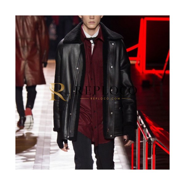 ✨[미러급 매장판] DIOR 2018 MENS MINK LEATHER COAT JACKET- 디올 남성 레더 밍크코트 자켓 DIO0050 , 사이즈 (M -3XL)