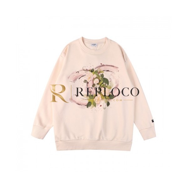 ✨Chanel Womens Crew-neck Logo Cotton Tshirts Ivory - 샤넬 2021 여성 크루넥 로고 코튼 긴팔티 Cnl0759x Size(s - l) 아이보리