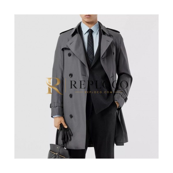 ✨[버버리]Burberry 2020 Mens Vintage Cotton Trench Coats - 버버리 2020 남성 빈티지 코튼 트렌치 코트 Bur02344x.Size(s - 3xl).그레이