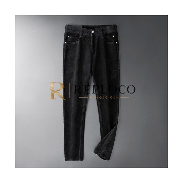 ✨Balmain 2020 Mens Velvet Pants - 발망 2020 남성 캐쥬얼 벨벳 팬츠 Bam0104x.Size(30 - 38).블랙