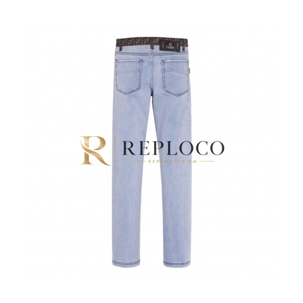 ✨[매장판]Fendi 2019 Mens Classic Denim Pants - 펜디 2019 남성 클래식 데님 팬츠 Fen0435x.Size(30 - 36).블루
