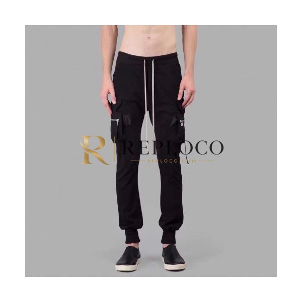 ✨[릭오웬스]Rick Owens 2020 Mens Logo Casual Pants - 릭오웬스 2020 남성 로고 캐쥬얼 팬츠 Ric0026x.Size(30 - 34).블랙