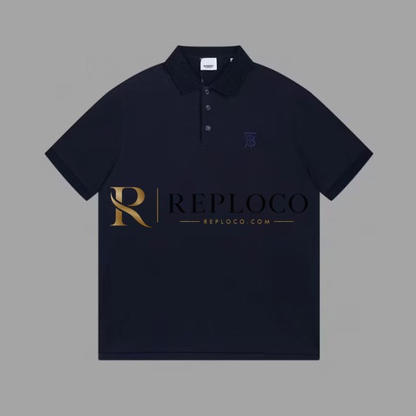 ✨[매장판]Moncler 2024 Mens Logo Cotton Short Sleeved Polo Tshirts - 몽클레어 남성 로고 코튼 폴로 반팔티 Moc01563x.Size(s - xl).네이비