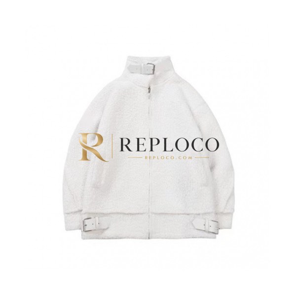 ✨Balenciaga Mens Logo Casual Jackets White - 발렌시아가 2021 남성 로고 캐쥬얼 가죽 재킷 Bal01250x Size(m - 2xl) 화이트
