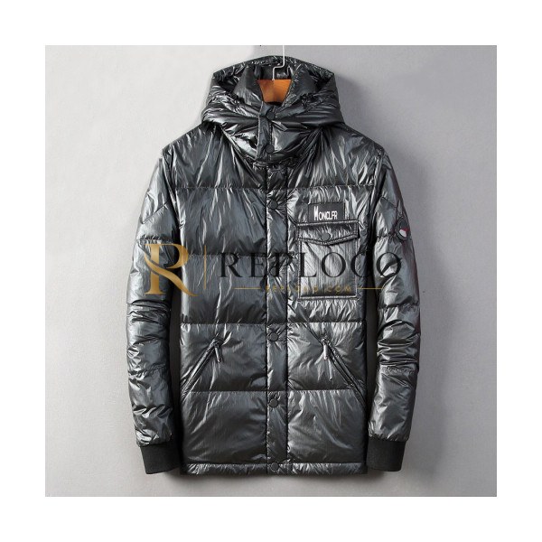 ✨Moncler 2019 Mens Patch Logo Modern Down Padding - 몽클레어 2019 남성 패치 로고 모던 다운패딩 Moc0820x.Size(m - 3xl).블랙