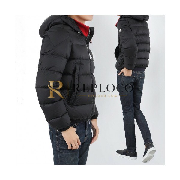 ✨Moncler 2019 Mens Patch Logo Modern Down Padding - 몽클레어 2019 남성 패치 로고 모던 다운패딩 Moc0815x.Size(s - 2xl).블랙