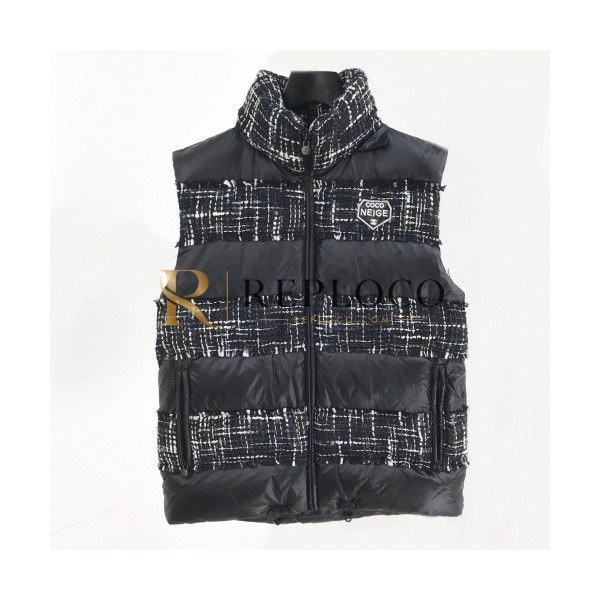 ✨[샤넬]Chanel 2020 Mm/Wm Logo Duck Down Pedding Vest - 샤넬 2020 남자 로고 덕다운 패딩 조끼 Cnl0539x.Size(s - xl).블랙