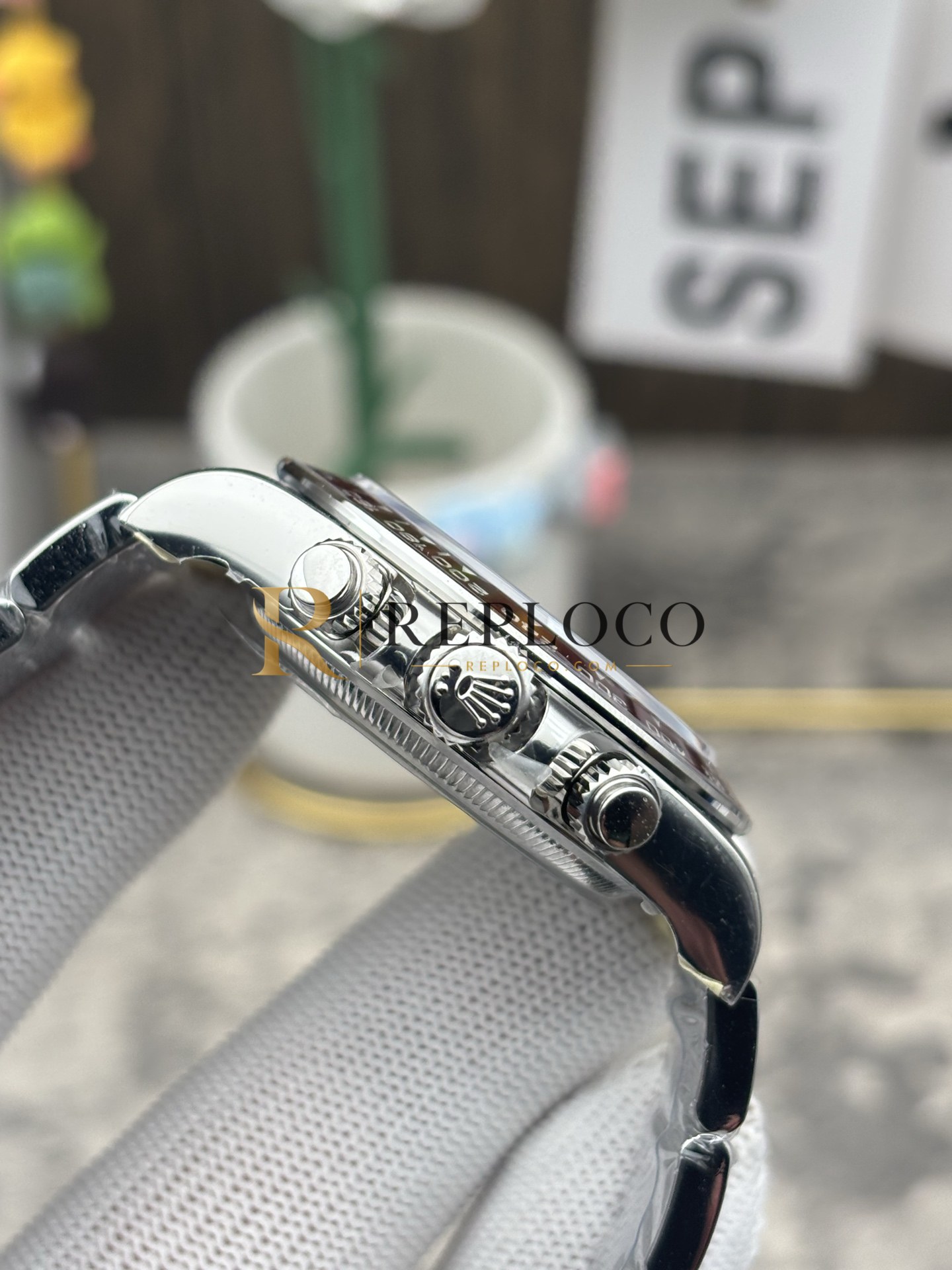 VS 공장 롤렉스 코스모그래프 데이토나 40mm 126506 아이스 블루 플래티넘 1:1 슈퍼클론 DD4131 무브먼트 - 이미지 8
