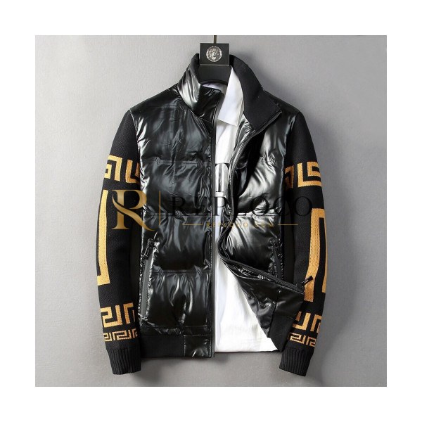 ✨Versace 2019 Logo Mens Down Padding - 베르사체 2019 남성 로고 다운패딩 Ver0280x.Size(m- 3xl).블랙