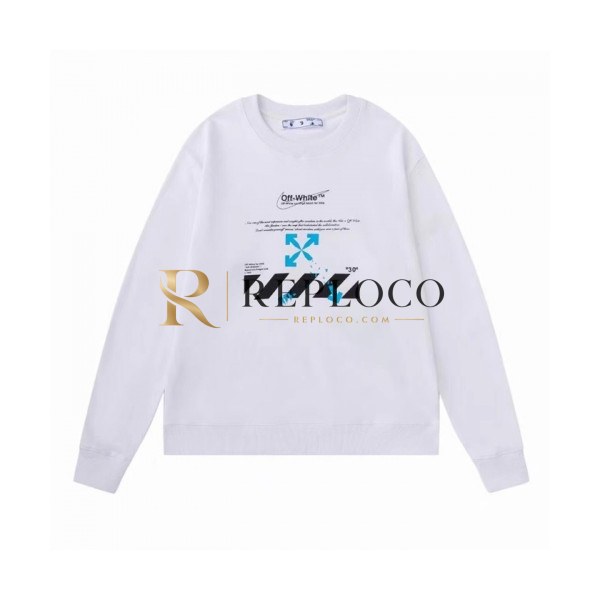 ✨Off-white Mm/Wm Logo Cotton Oversize Hoodie White - 오프화이트 2021 남/녀 로고 코튼 오버사이즈 후디 Off0797x Size(s - xl) 화이트