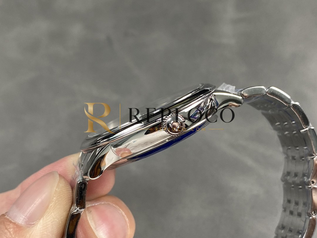 VS 공장 오메가 드빌 프레스티지 40mm 파인 그린 다이얼 스테인리스 스틸 브레이슬릿 (434.10.40.20.10.001) 1:1 슈퍼클론 단동 DD8800 무브먼트 탑재 - 이미지 5