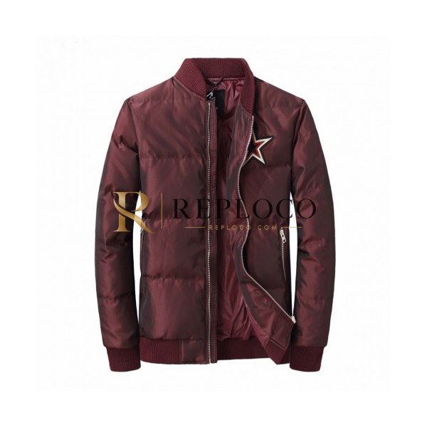 ✨Givenchy 2019 Mens Patch Logo Down Padding - 지방시 2019 남성 패치 로고 다운패딩 Giv0217x.Size(m - 2xl).버건디