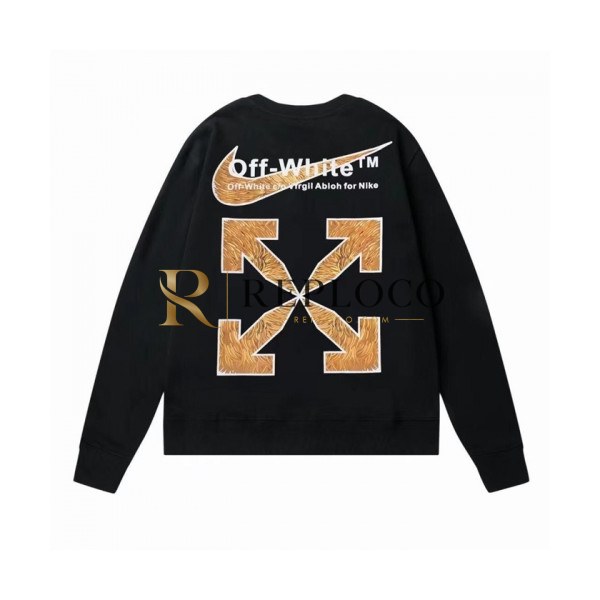 ✨Off-white Mm/Wm Logo Cotton Oversize Hoodie Black - 오프화이트 2021 남/녀 로고 코튼 오버사이즈 후디 Off0790x Size(s - xl) 블랙