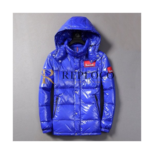 ✨Moncler 2019 Mens Patch Logo Modern Down Padding - 몽클레어 2019 남성 패치 로고 모던 다운패딩 Moc0730x.Size(m - 3xl).블루
