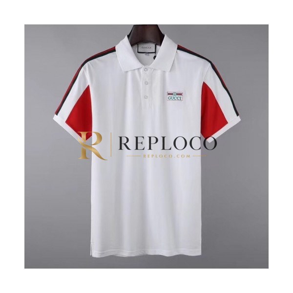 ✨[매장판]Gucci 2020 Mens Logo Short Sleeved Polo Tshirts - 구찌 2020 남성 로고 폴로 반팔티 Guc02920x.Size(m - 2xl).화이트