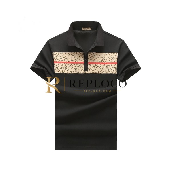 ✨[버버리]Burberry 2020 Mens Logo Cotton Polo Short Sleeved Tshirts - 버버리 2020 남성 로고 코튼 폴로 반팔티 Bur02243x.Size(m - 3xl).블랙