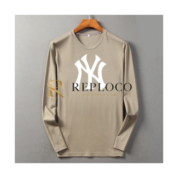 ✨[구찌]Gucci 2019 Mens Logo Silket Crew-neck Tshirts - 구찌 2019 남성 로고 실켓 크루넥 긴팔티 Guc01923x.Size(m - 3xl).2컬러(스카이블루/카키)