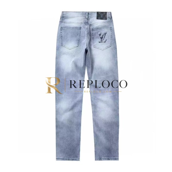 ✨Louis vuitton Mens Casual Denim Pants Blue - 루이비통 2022 남성 캐쥬얼 청바지 Lou03767x Size(28 - 34) 블루