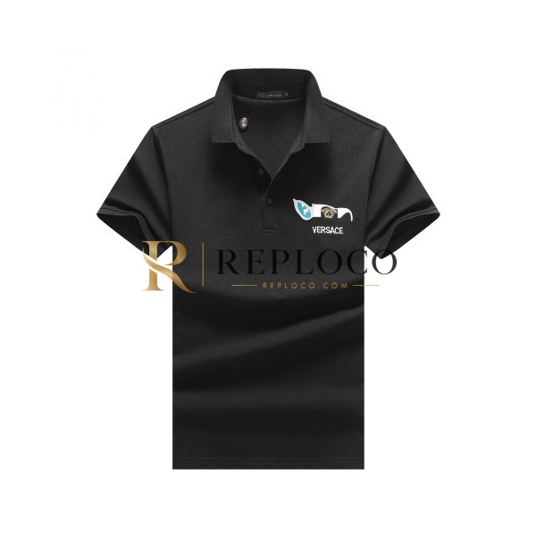 ✨[베르사체]Versace 2020 Mens Medusa Short Sleeved Polo Tshirts - 베르사체 2020 남성 메두사 폴로 반팔티 Ver0547x.Size(m - 3xl)블랙