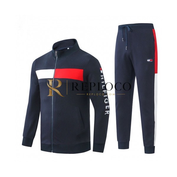 ✨[토미]Tommy 2020 Mens Logo Silket Training Clothes&Pants - 토미 2020 남성 로고 실켓 트레이닝복&팬츠 Tom0022x.Size(m - 3xl).네이비