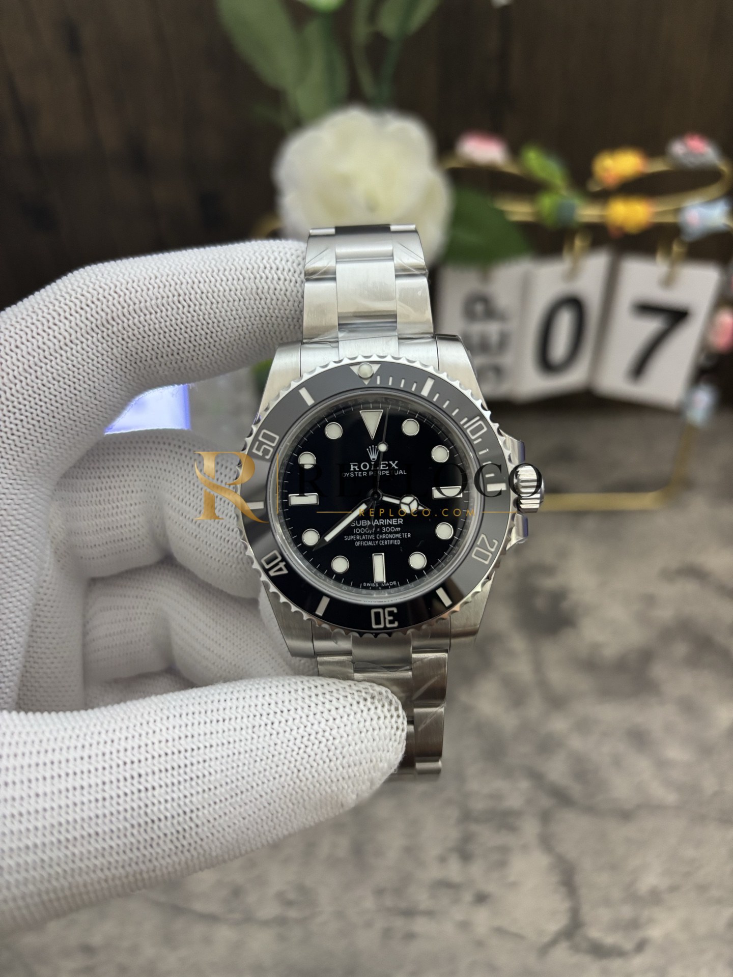 VS 공장 롤렉스 서브마리너 114060 “노-데이트” 블랙 40mm – VS 공장 1:1 슈퍼클론 DD3130 무브먼트 탑재