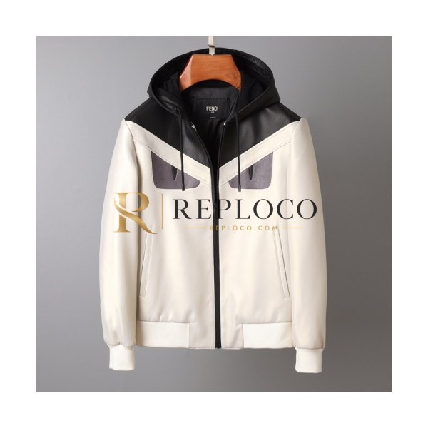 ✨Fendi 2020 Mens Casual Leather Jackets - 펜디 2020 남/녀 캐쥬얼 가죽 자켓 Fen0850x.Size(m - 3xl).화이트