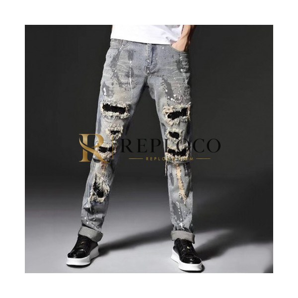 ✨Balmain 2019 Mens Denim Pants - 발망 남성 신상 데님 팬츠 Bam0083x.Size(28 - 42).그레이