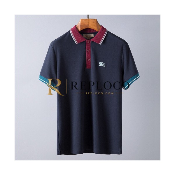 ✨Burberry 2019 Mens Business Polo Cotton Short Sleeved T-shirt - 버버리 남성 비지니스 폴로 코튼 반팔티 Bur0649x.Size(m - 3xl).2컬러(레드/네이비)