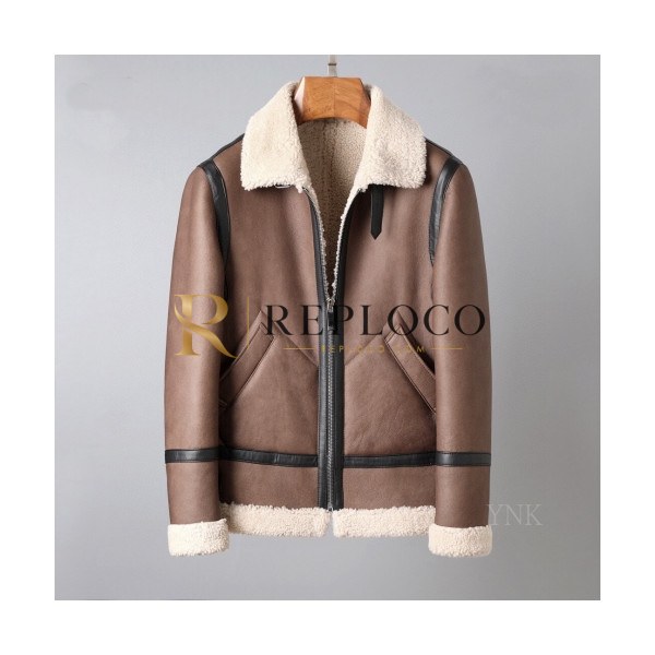 ✨[버버리]Burberry 2020 Mens Casual Leather Jackets - 버버리 2020 남성 캐쥬얼 가죽 자켓 Bur03471x.Size(m - 3xl).브라운
