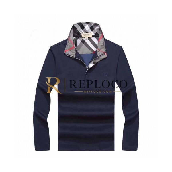 ✨[버버리]Burberry 2020 Mens Logo Casual Cotton Polo Tshirts - 버버리 2020 남성 로고 캐쥬얼 코튼 폴로 맨투맨 Bur02239x.Size(m - 3xl).네이비