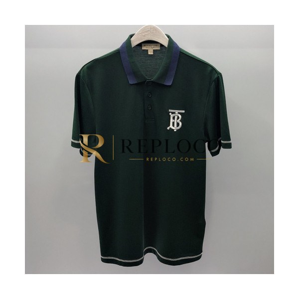 ✨Burberry 2019 Mens Logo Polo Cotton Short Sleeved Tshirt - 버버리 남성 로고 폴로 코튼 반팔티 Bur0852x.Size(m - 3xl).다크그린