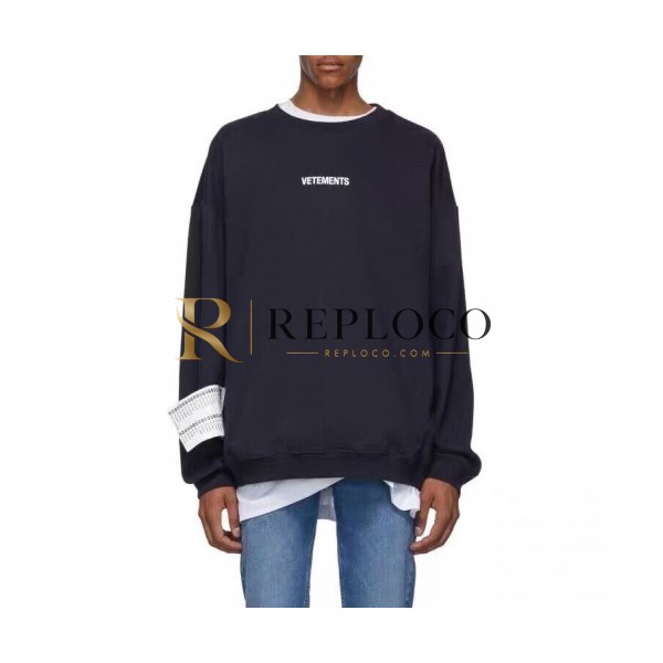 ✨Vetements 2019 Mens Printing Logo Cotton Short Sleeved Oversize Tshirt - 베트멍 남성 프린팅 로고 코튼 오버사이즈 긴팔티 Vet0039x.Size(s - xl).2컬러(블랙/화이트)