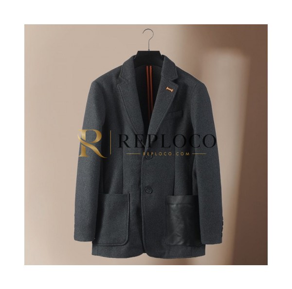 ✨Hermes Mens Business Wool Suit Jackets Black - 에르메스 2021 남성 비지니스 울 슈트 자켓 Her0701x Size(m - 2xl) 블랙