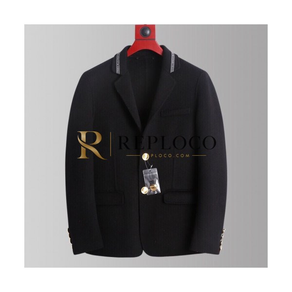 ✨Givenchy 2019 Mens Modern Logo Cashmere Suit Jacket - 지방시 2019 남성 모던 로고 캐시미어 슈트 자켓 Giv0242x.Size(s - 2xl).블랙