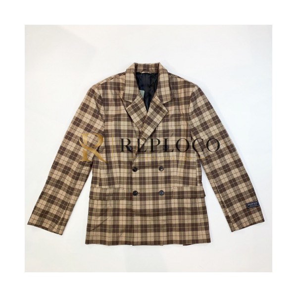 ✨Balenciaga 2019 Mm/Wm Logo Wool Suit Jacket - 발렌시아가 2019 남자 로고 울 슈트 자켓 Bal0391x.Size(s - l).브라운