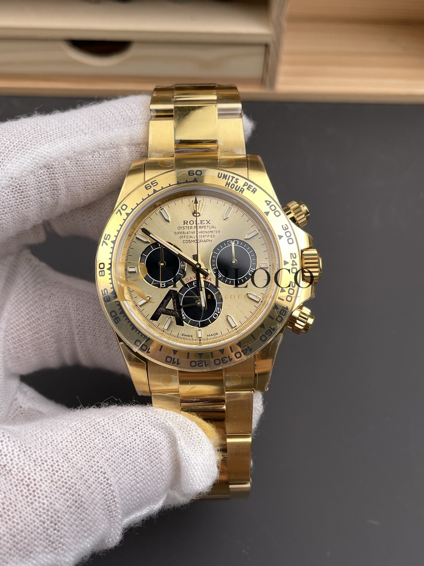 VS 공장 롤렉스 코스모그래프 데이토나 40mm 126508 샴페인 다이얼 옐로우 골드 1:1 슈퍼클론 DD4131 무브먼트
