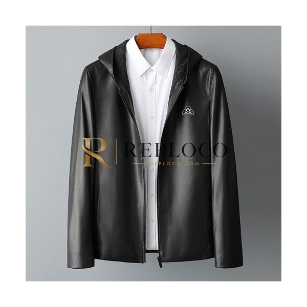 ✨Fendi 2019 Mens Casual Leather Jacket - 펜디 2019 남성 캐쥬얼 레더 자켓 Fen0443x.Size(m - 3xl).블랙