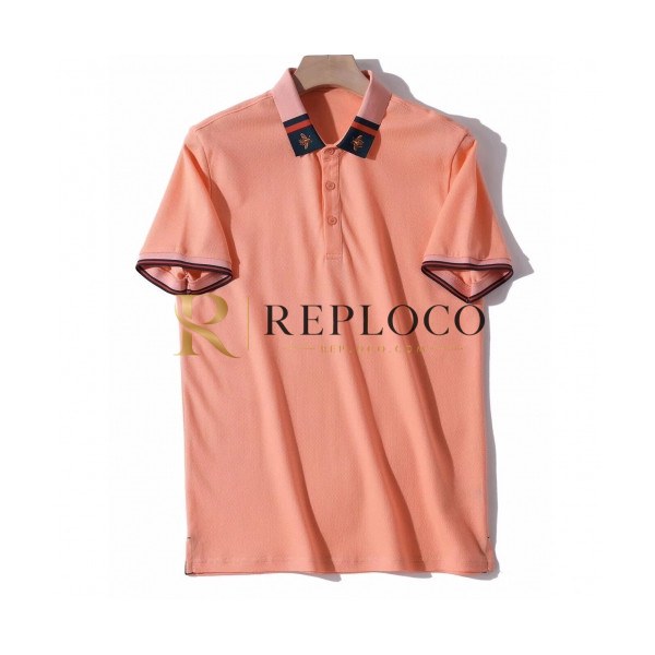 ✨[매장판]Gucci 2020 Mens Logo Silket Short Sleeved Polo Tshirts - 구찌 2020 남성 로고 실켓 폴로 반팔티 Guc02718x.Size(m - 3xl).오렌지