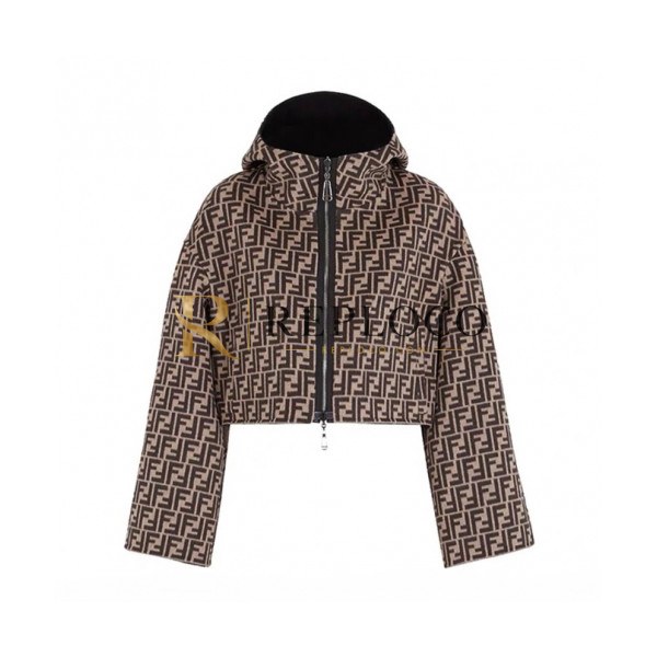 ✨Fendi 2019 Womens Casual Cashmere Leather Jacket - 펜디 2019 여성 캐쥬얼 캐시미어 레더 자켓 Fen0434x.Size(s - l).블랙