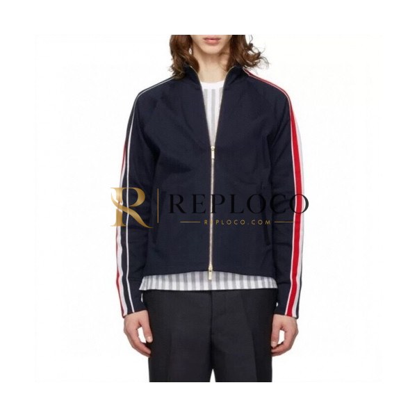 ✨[톰브라운]Thom Browne 2021 Mens Strap Crew-neck Cotton Tshirts - 톰브라운 2021 남성 스트랩 크루넥 코튼 긴팔티 Thom01170x.Size(s - 3xl).네이비