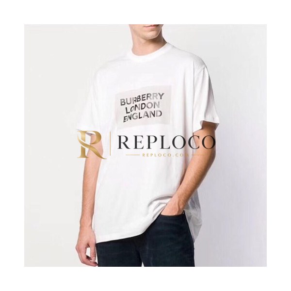 ✨Burberry 2019 Mens Logo Polo Cotton Short Sleeved Tshirt - 버버리 남성 로고 폴로 코튼 반팔티 BurTS0055.Size(s- xl).화이트