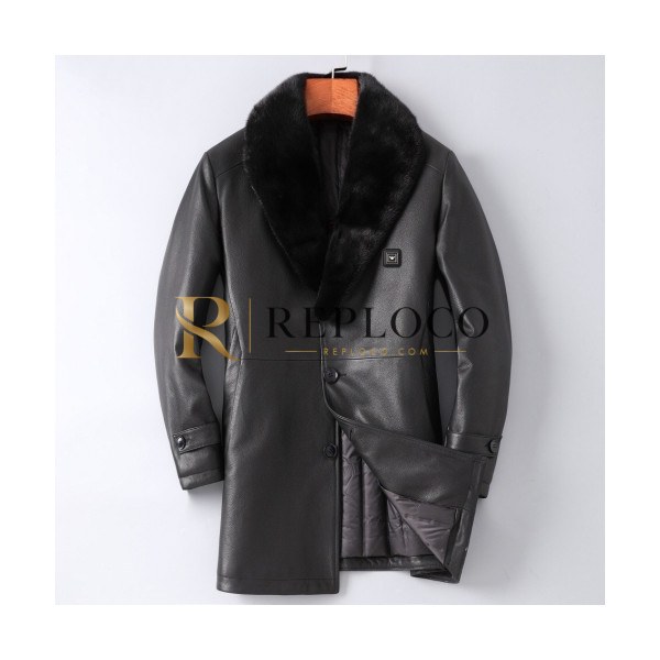 ✨[알마니]Armani 2020 Mens Business Mink Leather Coats - 알마니 2020 남성 비지니스 밍크 가죽 코트 Arm0590x.Size(m - 3xl).블랙