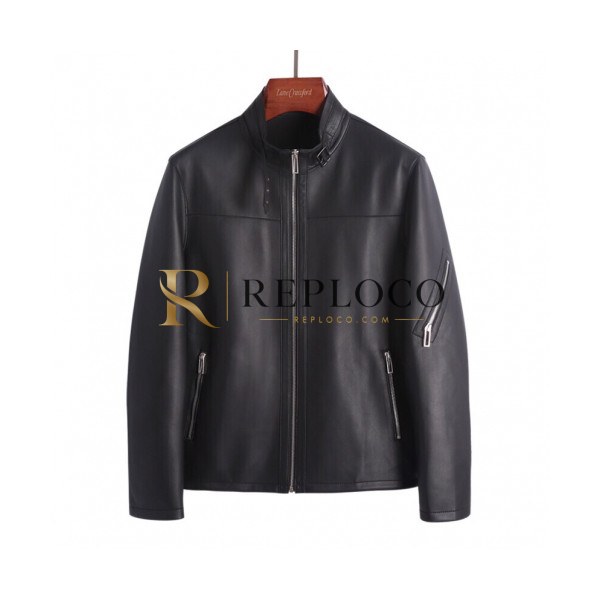 ✨Armani 2019 Mens Logo Casual Leather Jacket - 알마니 2019 남성 로고 캐쥬얼 가죽자켓 Arm0279x.Size(m - 3xl).블랙