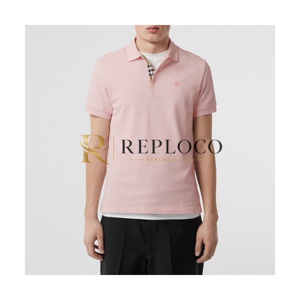 ✨[버버리]Burberry 2020 Mens Logo Cotton Polo Short Sleeved Tshirts - 버버리 2020 남성 로고 코튼 폴로 반팔티 Bur02330x.Size(s - 2xl).핑크