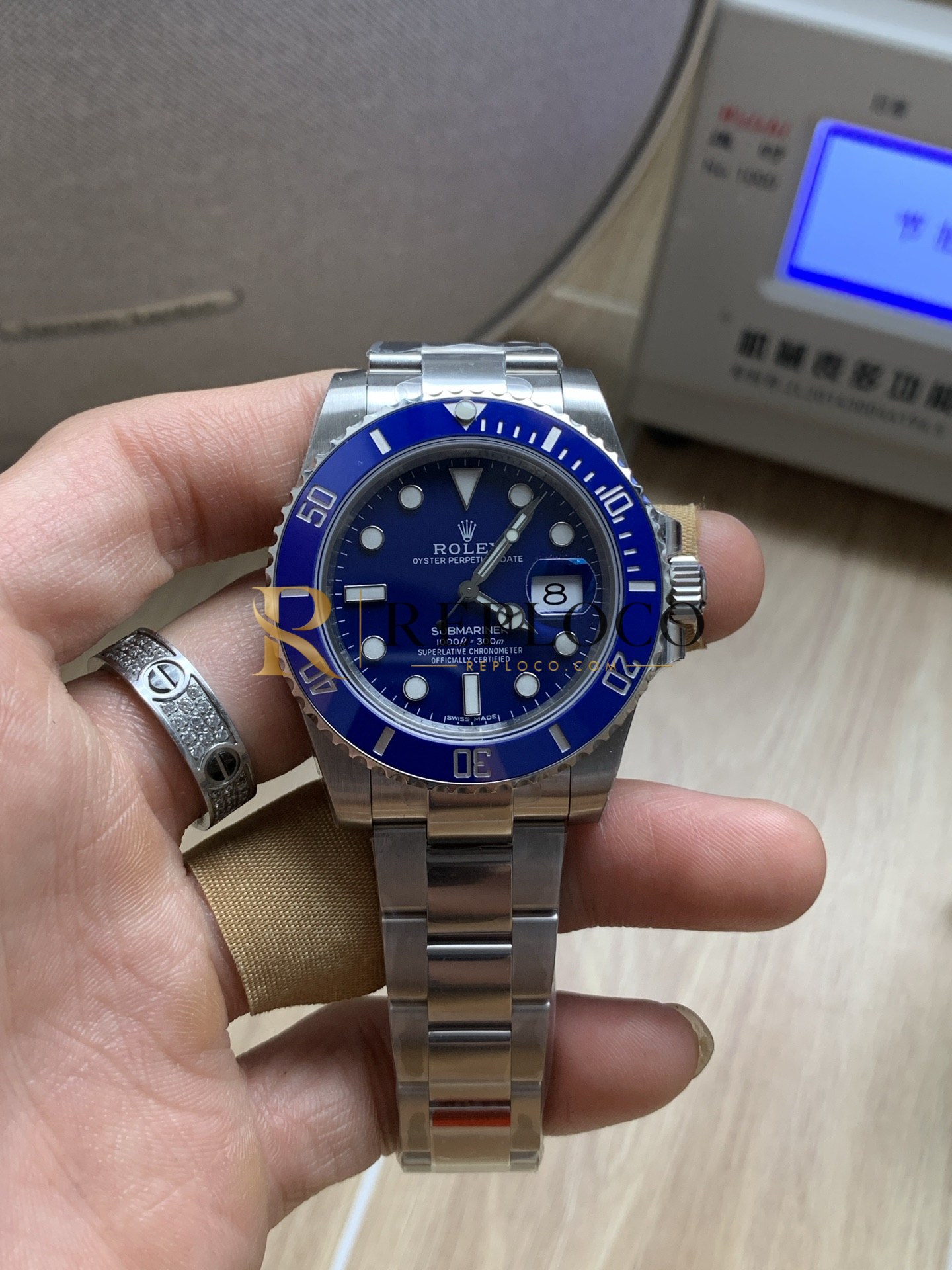 VS 공장 롤렉스 서브마리너 데이트 116619LB 스머프 블루 40mm 1:1 슈퍼클론 DD3135 무브먼트